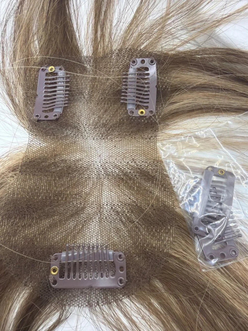 Hairro Clip-In Human Hair Bangs Topper 11
